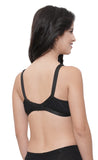 FEMULA Wide Strap Crossbust Non Padded, Full Coverage, Regular Wear Cotton Bra