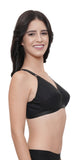 FEMULA Wide Strap Crossbust Non Padded, Full Coverage, Regular Wear Cotton Bra