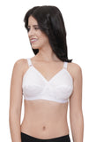 FEMULA Wide Strap Crossbust Non Padded, Full Coverage, Regular Wear Cotton Bra