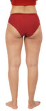 FEMULA Full Hipster Cotton Stretch Mid Waist Full Coverage Panties for Girls and Women (Mehroon)