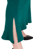 FEMULA Mermaid, Fishcut, Flared Strechcotton Saree Shapewear Petticoat for Women, Lycra Petticoat, Skirts Shapewear Dress for Saree (Dark Pakistani Green)