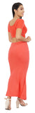 FEMULA Mermaid, Fishcut, Flared Strechcotton Saree Shapewear Petticoat for Women, Lycra Petticoat, Skirts Shapewear Dress for Saree (GAJARI / Peach)