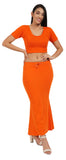 FEMULA Mermaid, Fishcut, Flared Strechcotton Saree Shapewear Petticoat for Women, Lycra Petticoat, Skirts Shapewear Dress for Saree (Orange / KESARI)