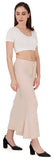 FEMULA Fishcut, Mermaid, Flared Strechcotton Saree Shapewear Petticoat for Women, Lycra Petticoat, Skirts Shapewear Dress for Saree (Extra Light Skin / Nude)