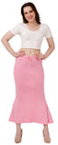 FEMULA Fishcut, Mermaid, Flared Strechcotton Saree Shapewear Petticoat for Women, Lycra Petticoat, Skirts Shapewear Dress for Saree (Baby Pink)