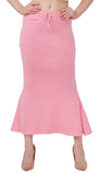 FEMULA Fishcut, Mermaid, Flared Strechcotton Saree Shapewear Petticoat for Women, Lycra Petticoat, Skirts Shapewear Dress for Saree (Baby Pink)