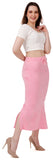 FEMULA Fishcut, Mermaid, Flared Strechcotton Saree Shapewear Petticoat for Women, Lycra Petticoat, Skirts Shapewear Dress for Saree (Baby Pink)