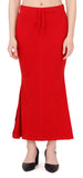 FEMULA Fishcut, Mermaid, Flared Strechcotton Saree Shapewear Petticoat for Women, Lycra Petticoat, Skirts Shapewear Dress for Saree (Brick Red)
