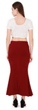 FEMULA Fishcut, Mermaid, Flared Strechcotton Saree Shapewear Petticoat for Women, Lycra Petticoat, Skirts Shapewear Dress for Saree (Deep Maroon)