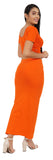 FEMULA Lycra Blend Cotton Saree Shapewear Petticoat for Women and Girls, Skirts Shapewear Dress for Saree ( Orange / KESARI Colour )