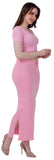 FEMULA Lycra Blend Cotton Saree Shapewear Petticoat for Women and Girls, Skirts Shapewear Dress for Saree (Baby Pink Colour)