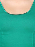 ANJALI All Weather Half Sleeves Cotton Blouse ( Green Colour )