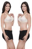 FEMULA Wide Strap Crossbust Non Padded, Full Coverage, Regular Wear Cotton Bra