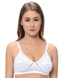 FEMULA Mamta Women/Girls Full Coverage Non Padded Wire Free Regular Cotton Bra ( Pack of 1 ) White