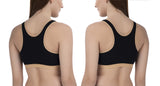 FEMULA MITHALI Stretch Cotton Sports Vest Gym Bra for Girls & Women 2Pc Combo Pack