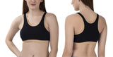 FEMULA MITHALI Stretch Cotton Sports Vest Gym Bra for Girls & Women 2Pc Combo Pack