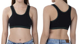 FEMULA MITHALI Stretch Cotton Sports Vest Gym Bra for Girls & Women 2Pc Combo Pack