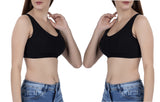 FEMULA Sindhu High Coverage, Low Impact, Non-Padded, Stretch Cotton Sports Vest Bra for Girls & Women
