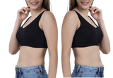 FEMULA Sindhu High Coverage, Low Impact, Non-Padded, Stretch Cotton Sports Vest Bra for Girls & Women