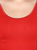 ANJALI All Weather Half Sleeves Cotton Blouse ( Red Colour )