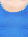 ANJALI All Weather Half Sleeves Cotton Blouse ( Royal Blue Colour )