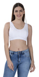 FEMULA Sania Low Impact, Non-Padded, Wirefree, Stretch Cotton Sports Vest Bra for Girls & Women