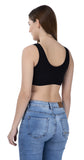 FEMULA Sindhu High Coverage, Low Impact, Non-Padded, Stretch Cotton Sports Vest Bra for Girls & Women