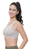 FEMULA Cotton Lycra Sports Vest Bra