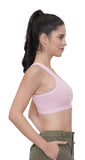 FEMULA Cotton Lycra Sports Vest Bra