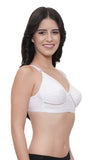 FEMULA Netbust Non Padded Full Coverage Regular Cotton Bra for Girls and Women