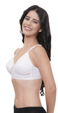 FEMULA Netbust Non Padded Full Coverage Regular Cotton Bra for Girls and Women